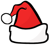 Santa cap icon
